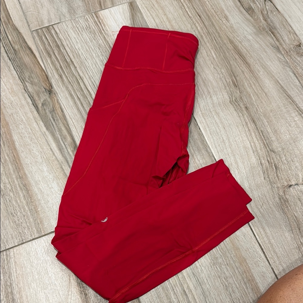 Vibrant Red Leggings